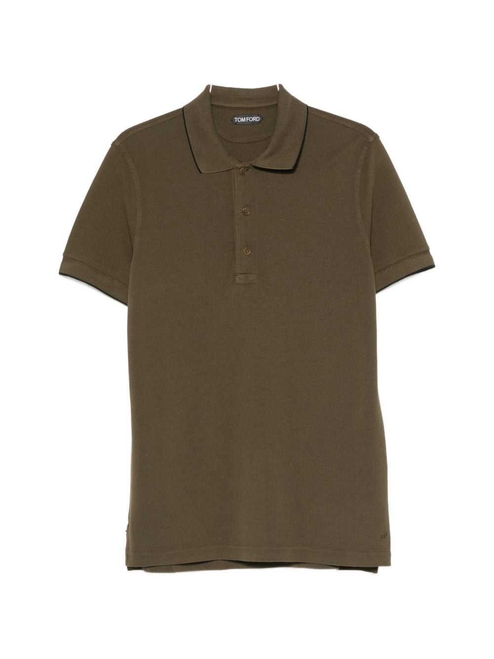 Tom Ford Men Piquet Cotton Polo Shirt TOM FORD