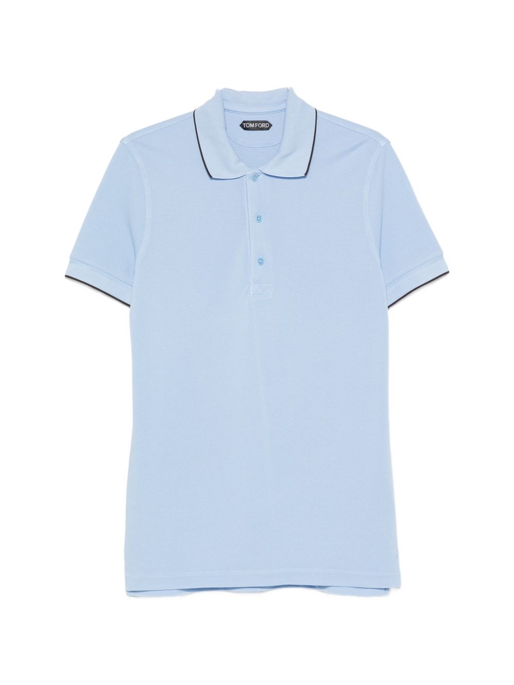 Tom Ford Men Piquet Cotton Polo Shirt TOM FORD
