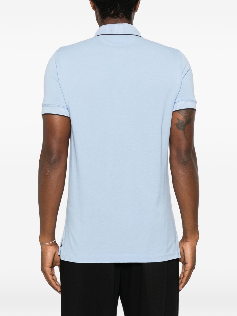Tom Ford Men Piquet Cotton Polo Shirt TOM FORD