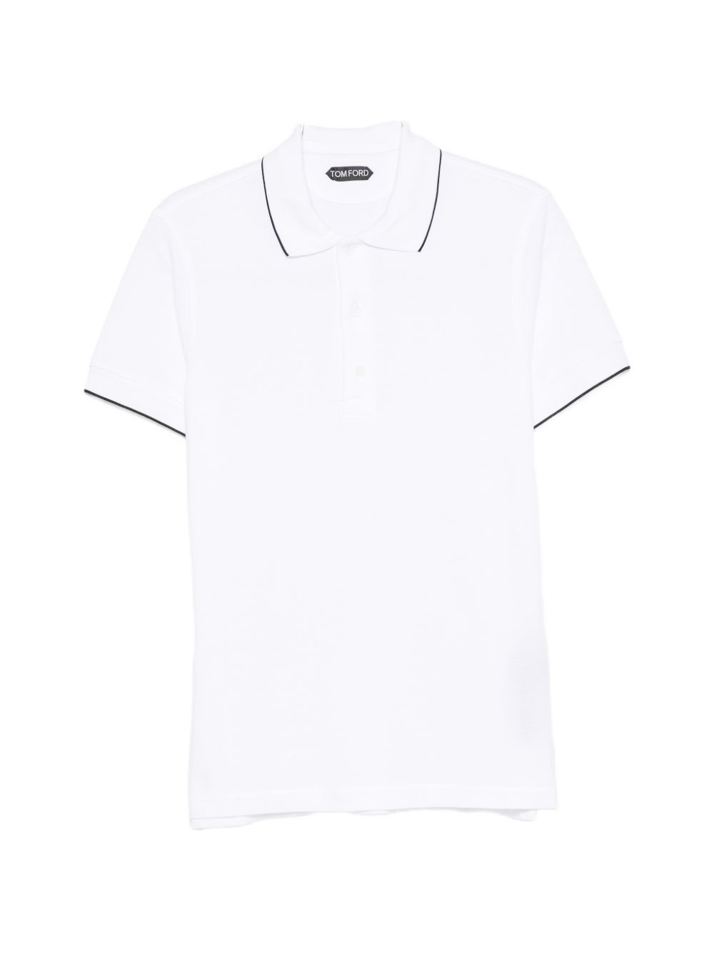 Tom Ford Men Piquet Cotton Polo Shirt TOM FORD