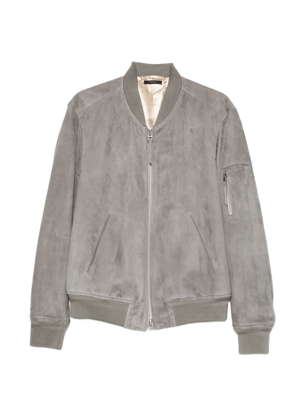 Tom Ford Men Suede Leather Bomber Jacket TOM FORD