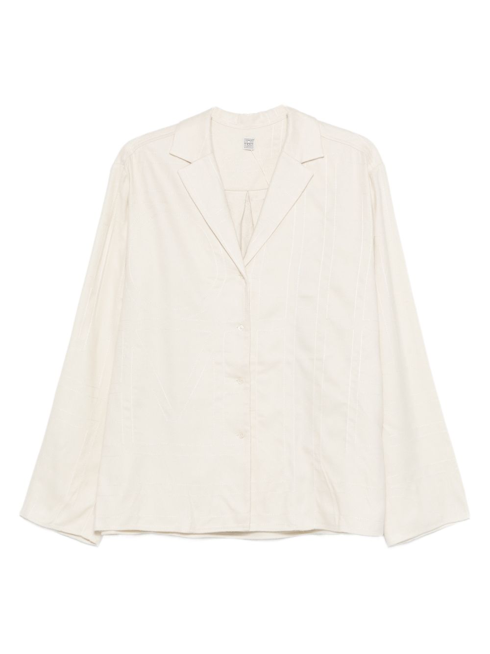 Toteme Women Monogram Pajama Shirt TOTEME