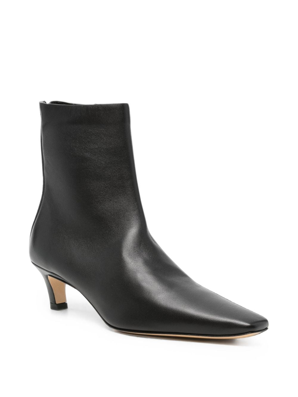 Toteme Women Leather Heel Ankle Boots TOTEME