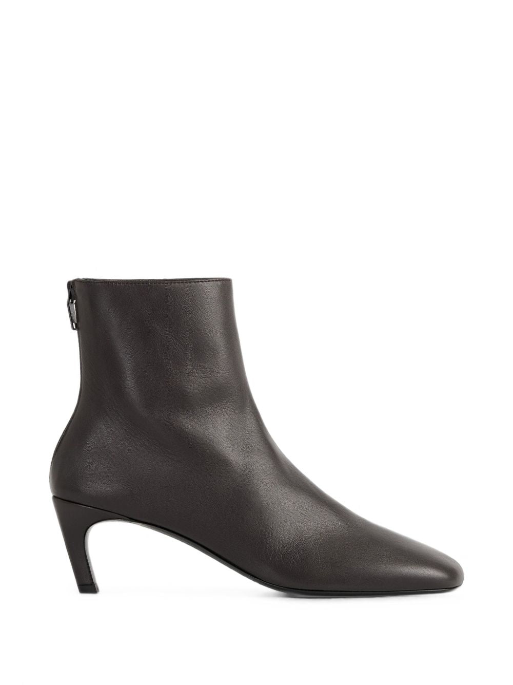 Toteme Women Leather Heel Ankle Boots TOTEME