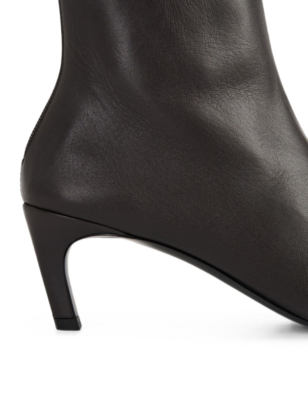 Toteme Women Leather Heel Ankle Boots TOTEME