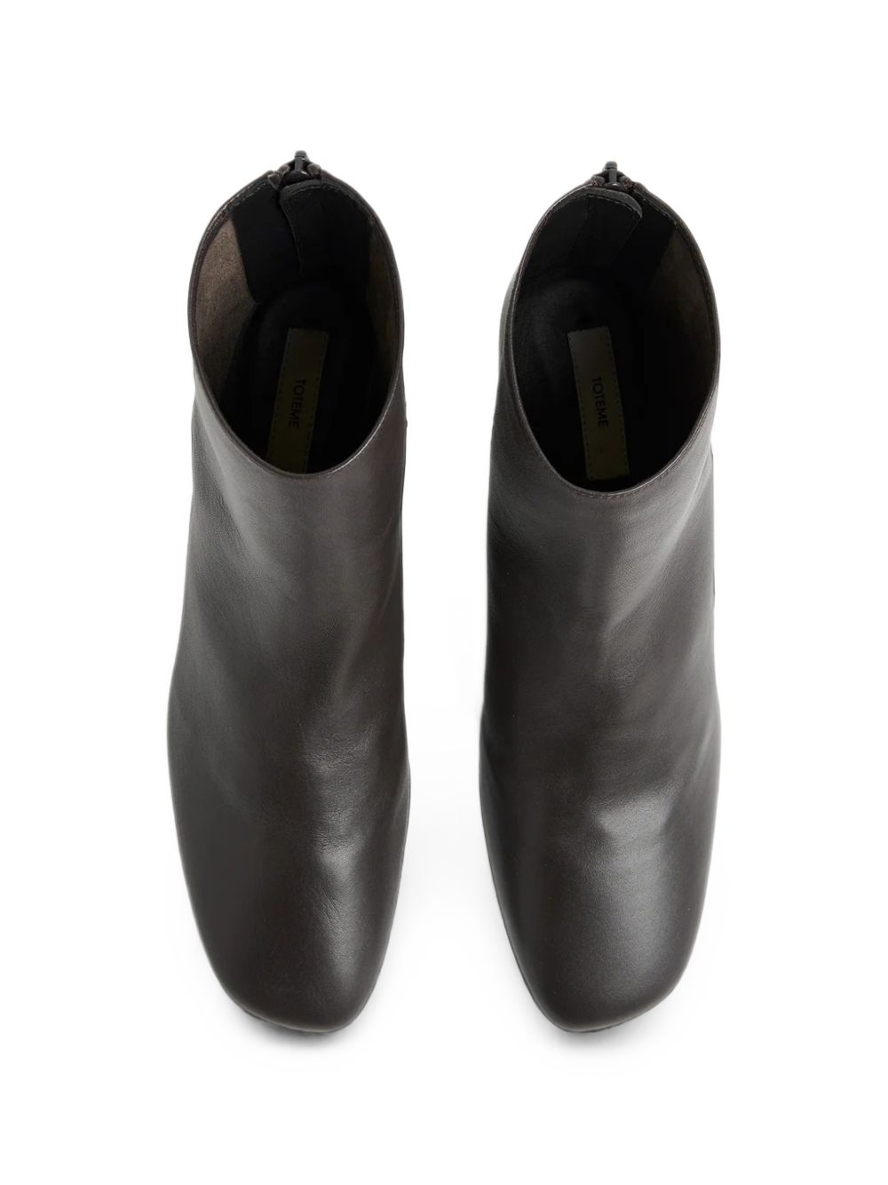Toteme Women Leather Heel Ankle Boots TOTEME