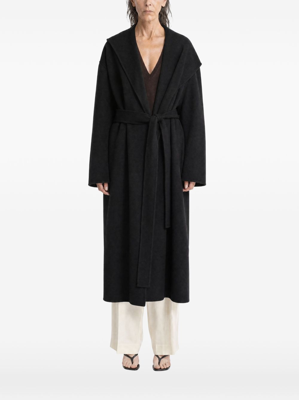 Toteme Women Wool Hooded Coat TOTEME
