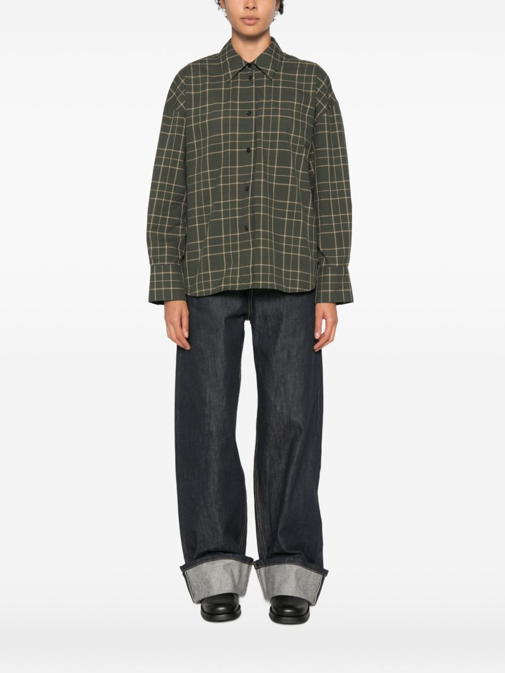 Toteme Women Cotton Boxy Shirt TOTEME