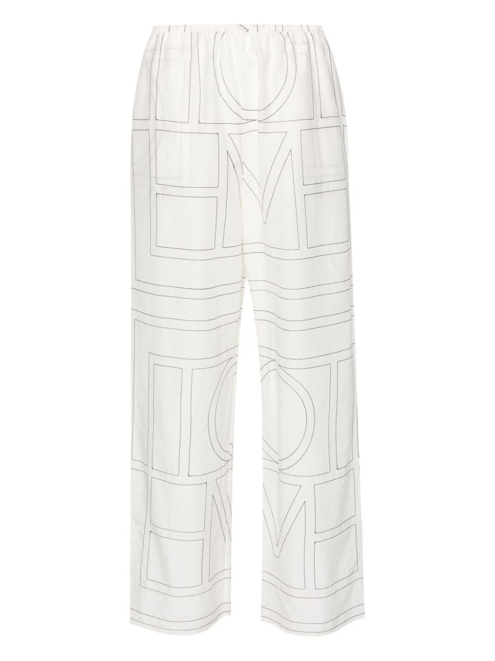 Toteme Women Cotton Blend Pajama Trousers TOTEME