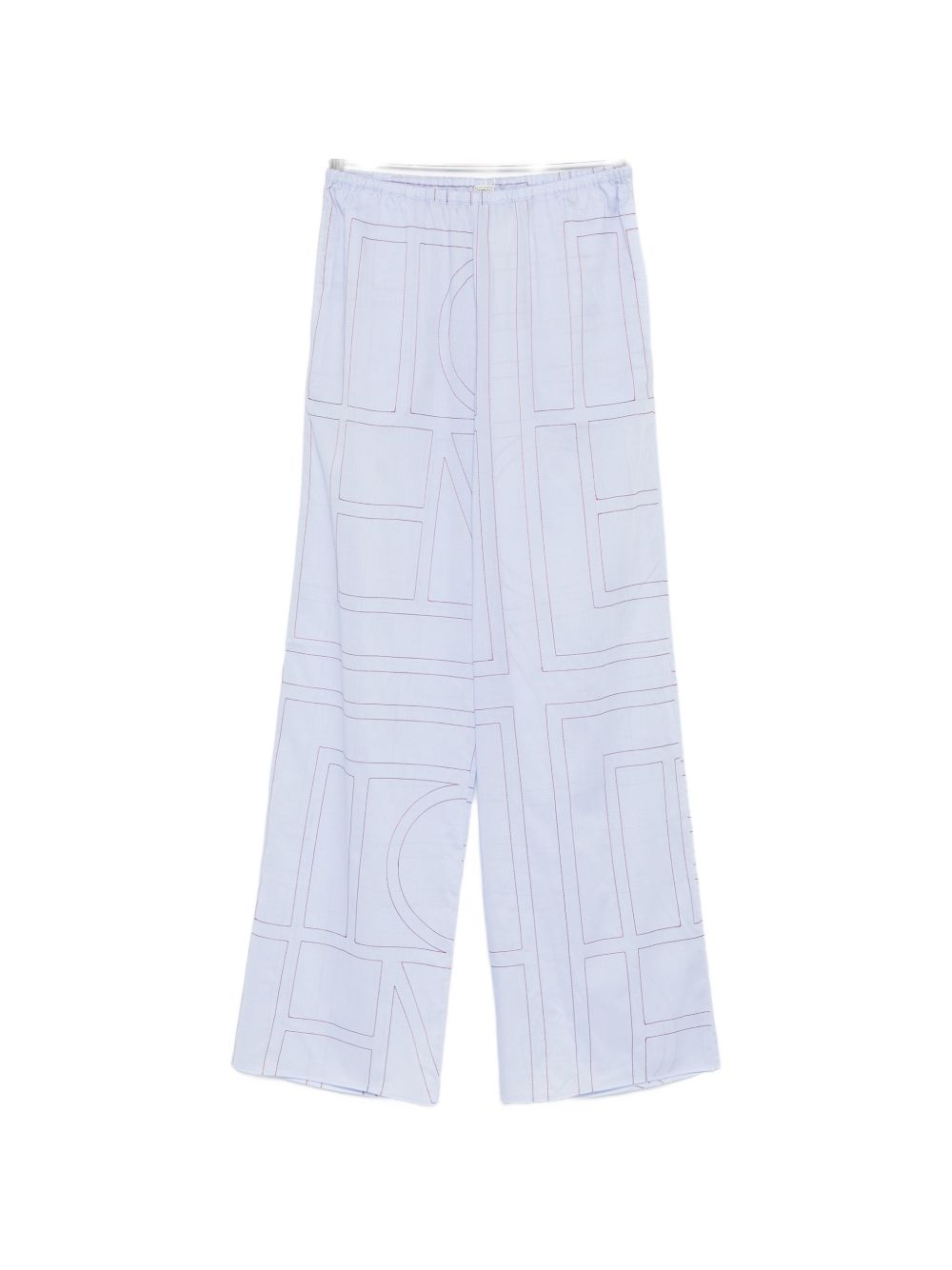 Toteme Women Cotton Blend Pajama Trousers TOTEME