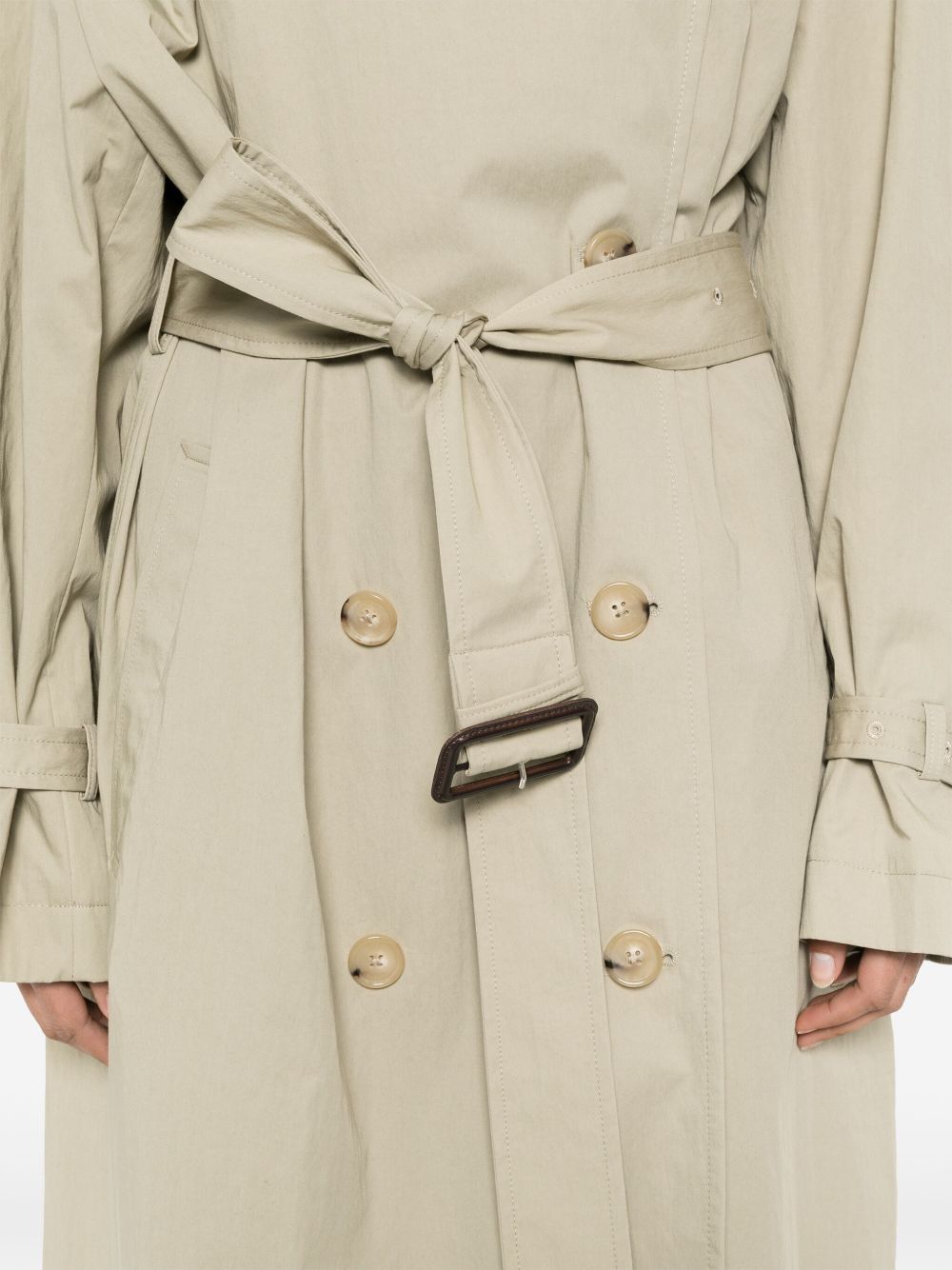 Toteme Women Cotton Blend Trench Coat TOTEME