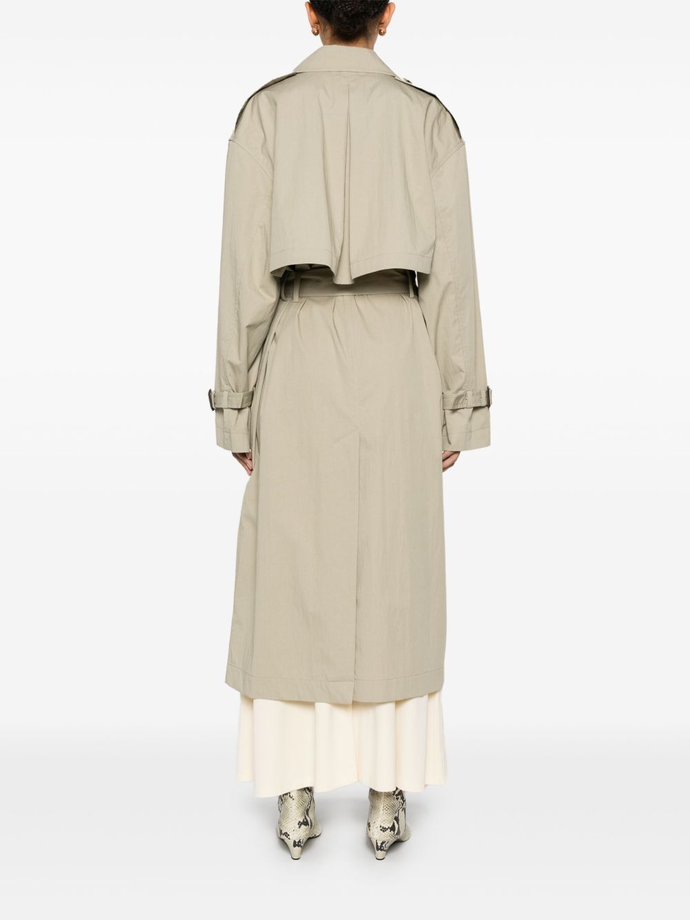 Toteme Women Cotton Blend Trench Coat TOTEME