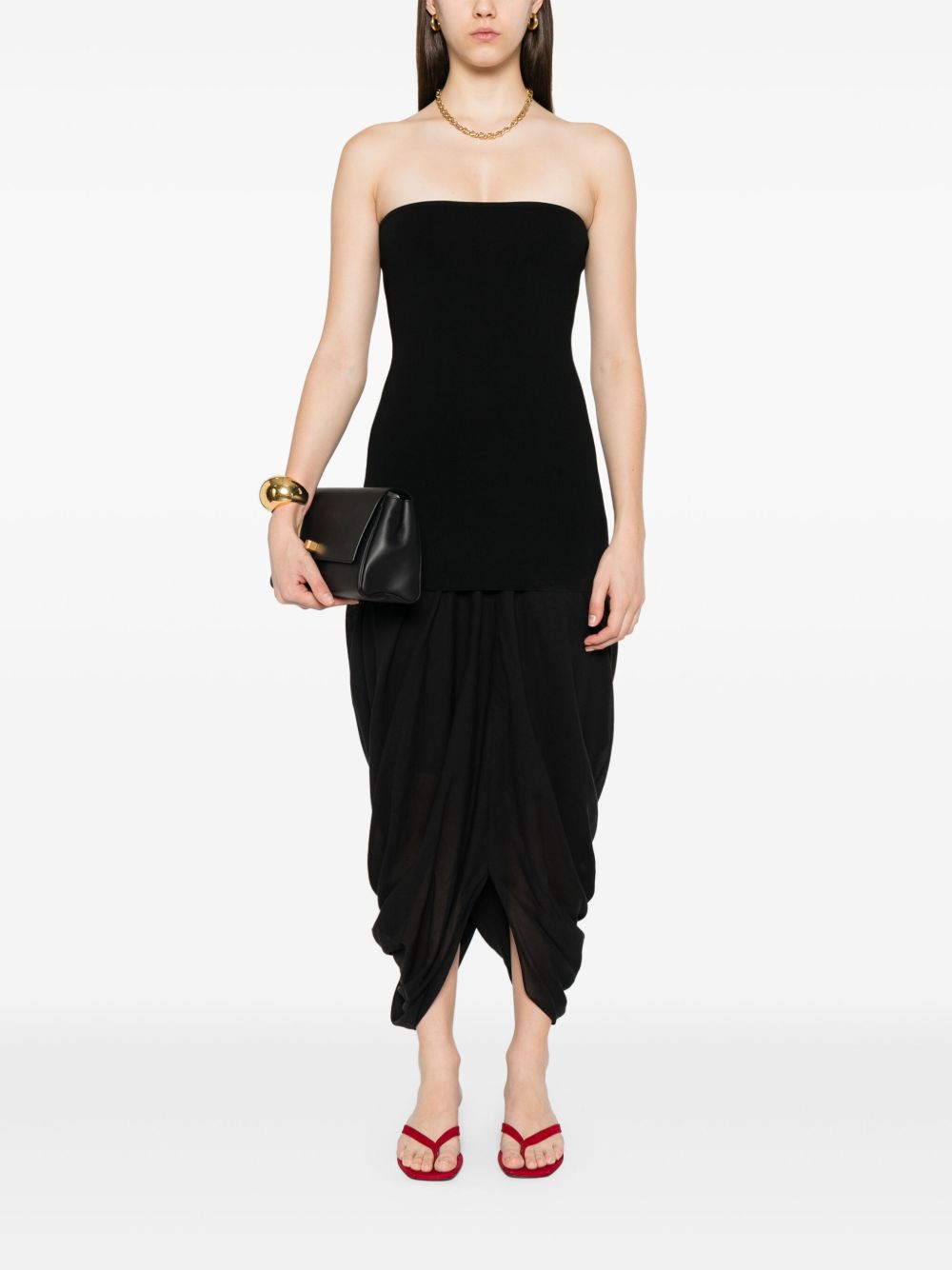 Toteme Women Cotton Blend Long Skirt TOTEME