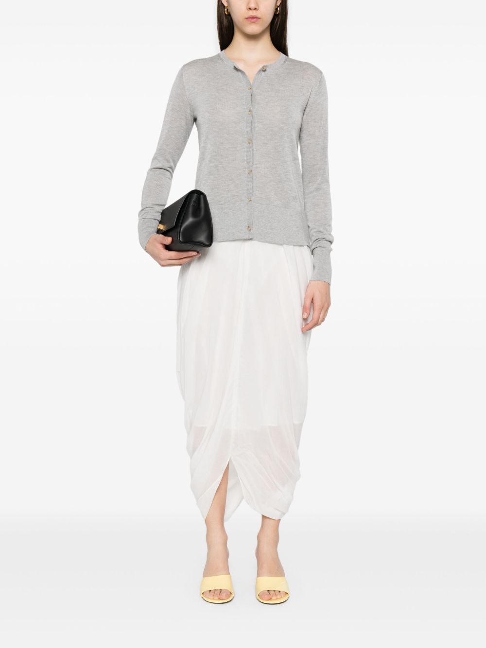 Toteme Women Cotton Blend Long Skirt TOTEME