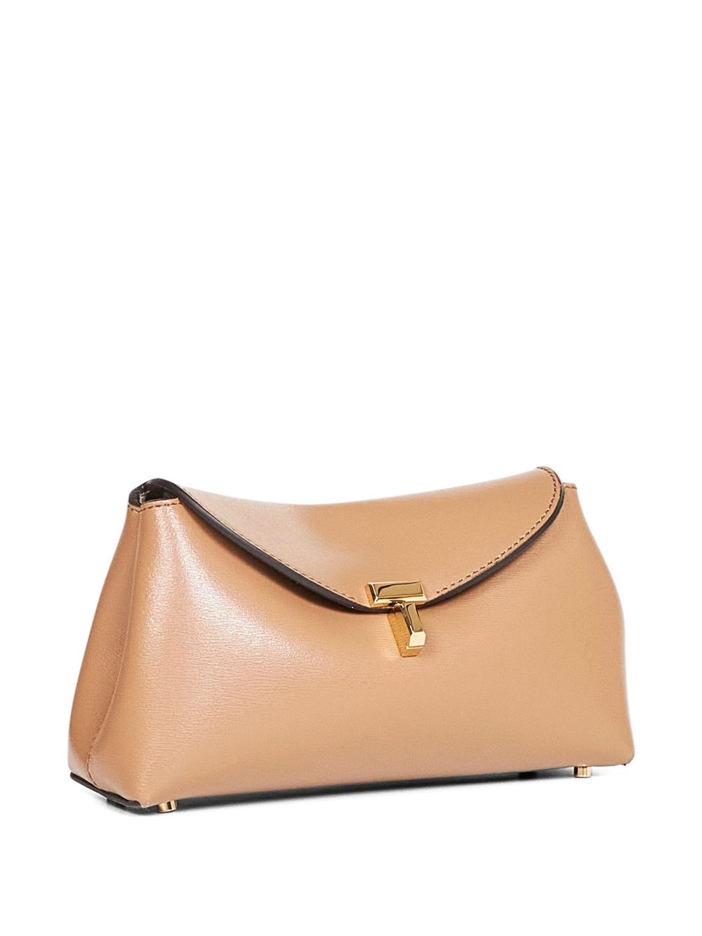 Toteme Women T-Lock Mini Leather Clutch TOTEME