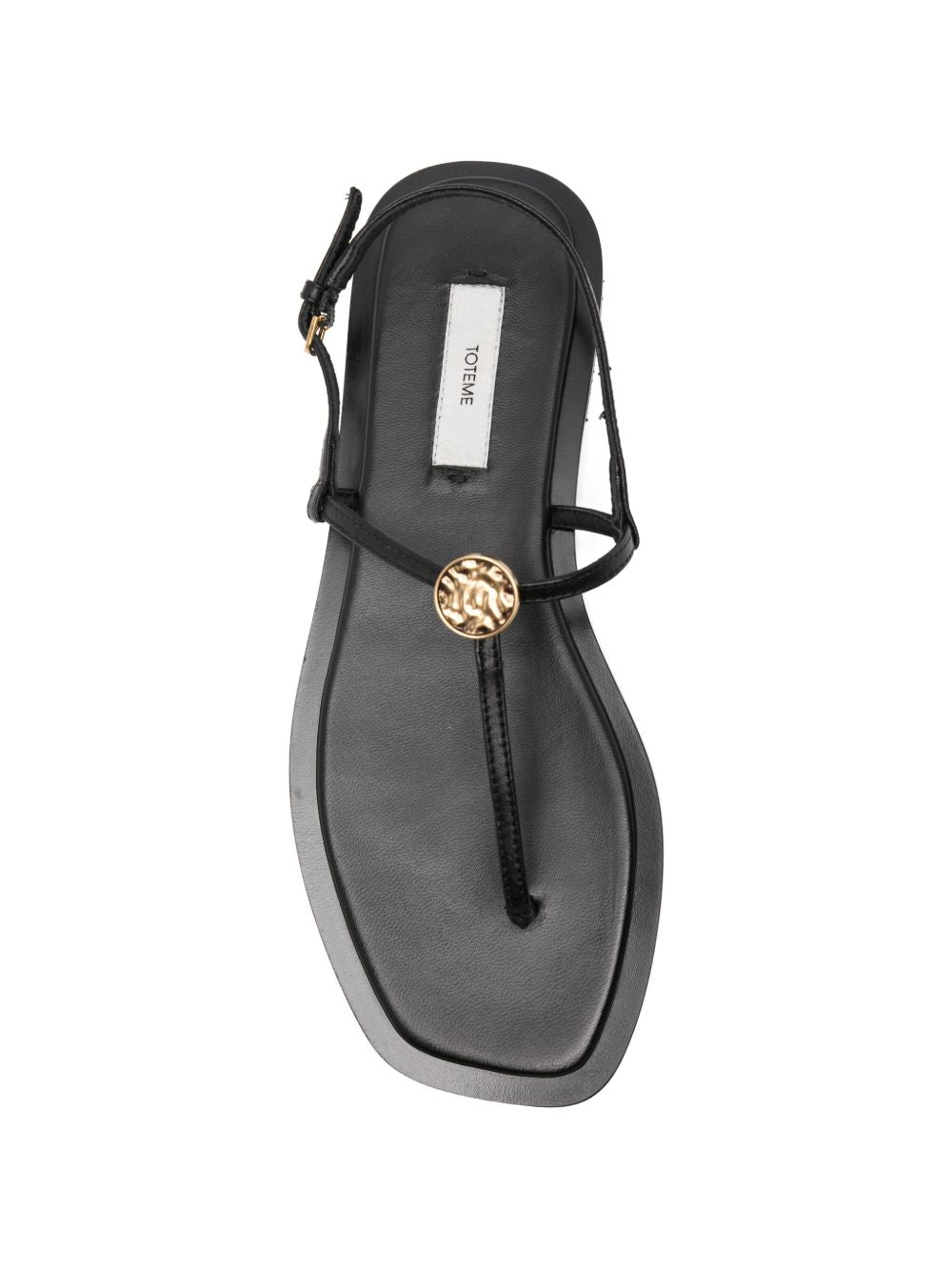 Toteme Women T-Strap Leather Sandals TOTEME