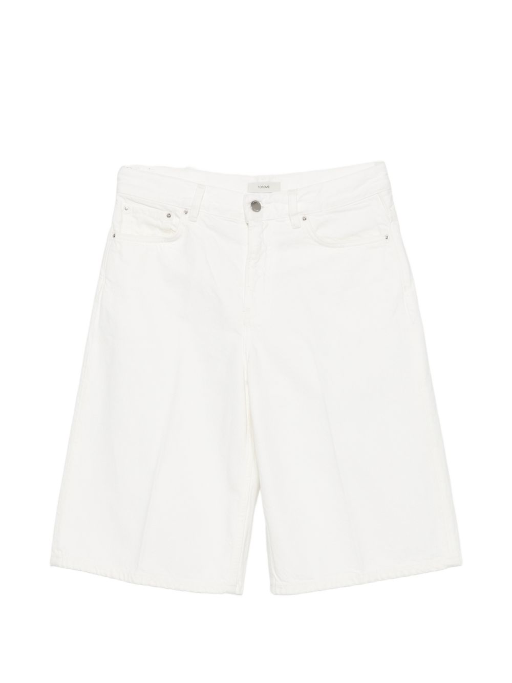 Toteme Women Denim Cotton Bermuda Shorts TOTEME