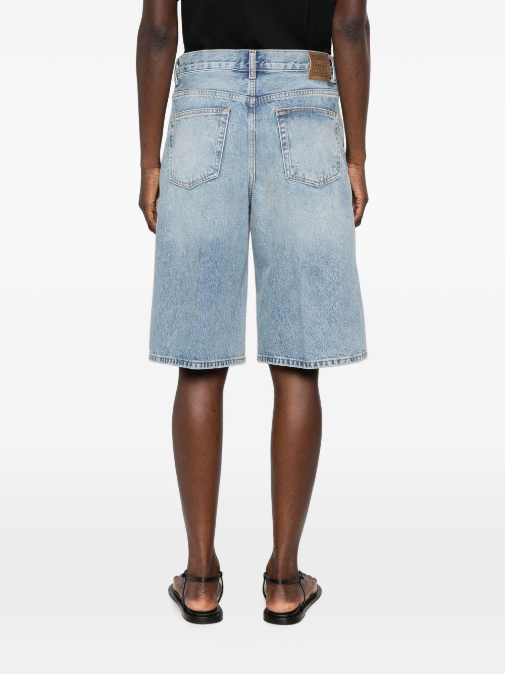 Toteme Women Denim Cotton Bermuda Shorts TOTEME