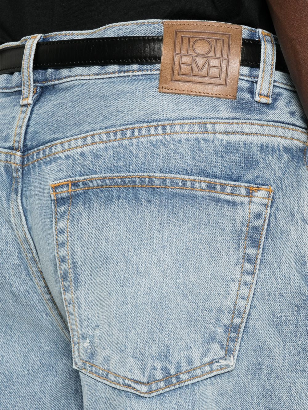 Toteme Women Denim Cotton Bermuda Shorts TOTEME
