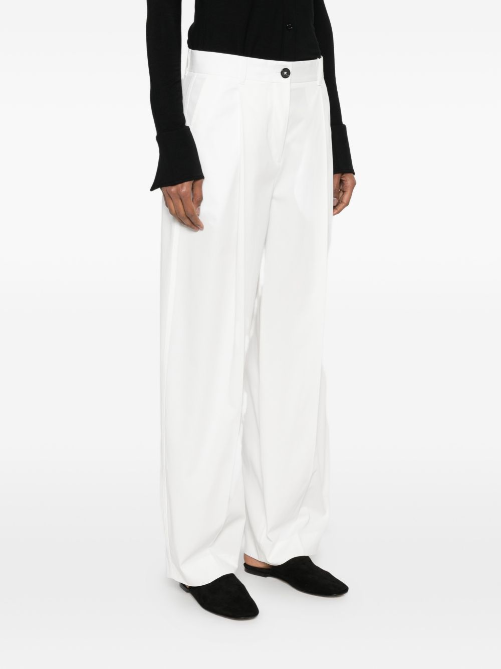 Toteme Women Cotton Trousers TOTEME