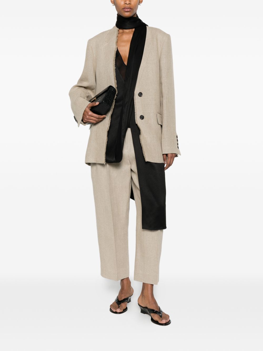 Toteme Women Linen Trousers TOTEME