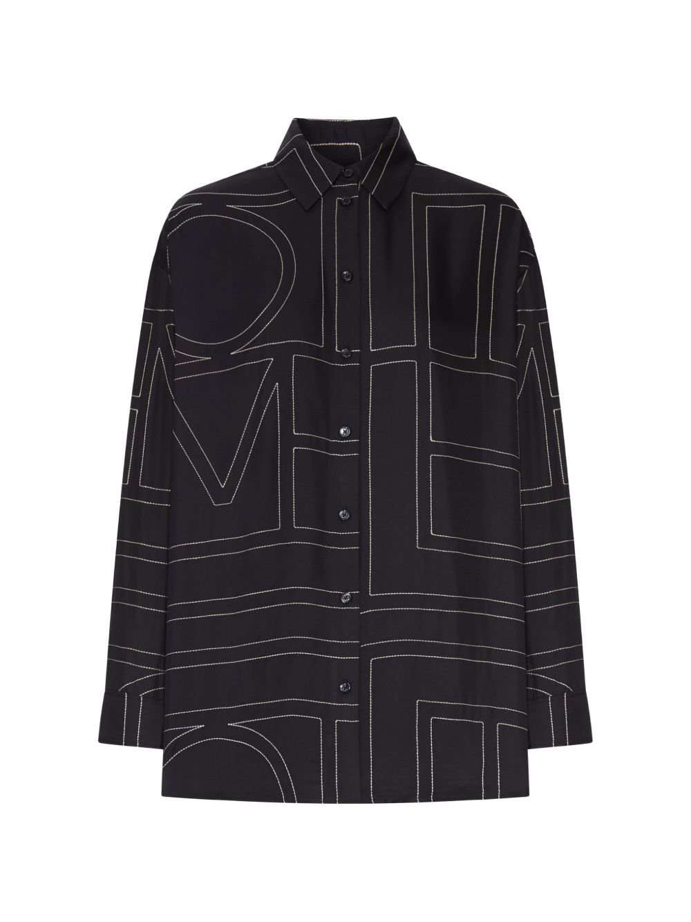 Toteme Women Embroidered Silk Shirt TOTEME