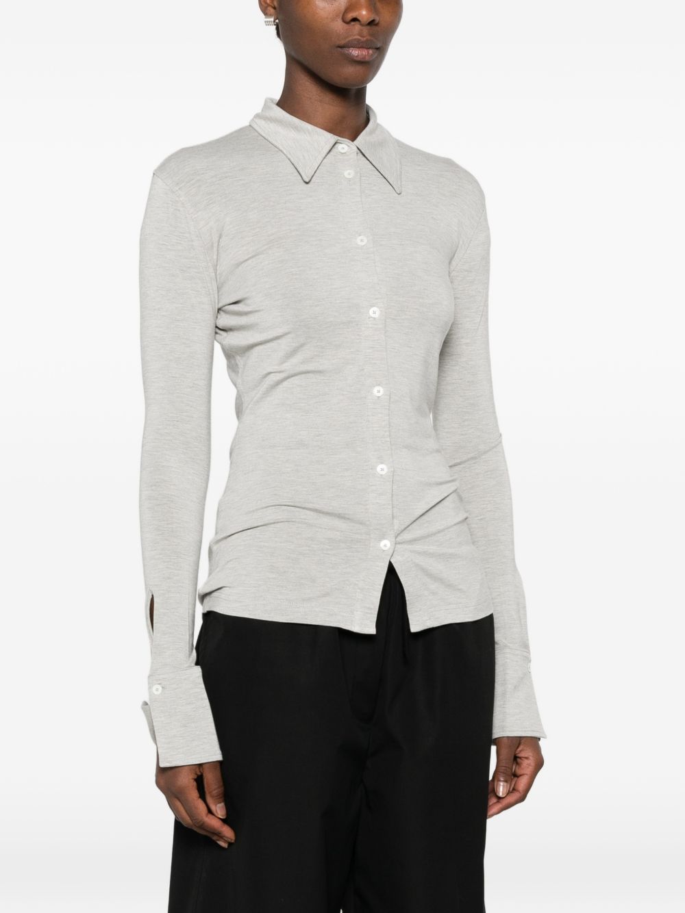 Toteme Women Fitted Jersey Shirt TOTEME