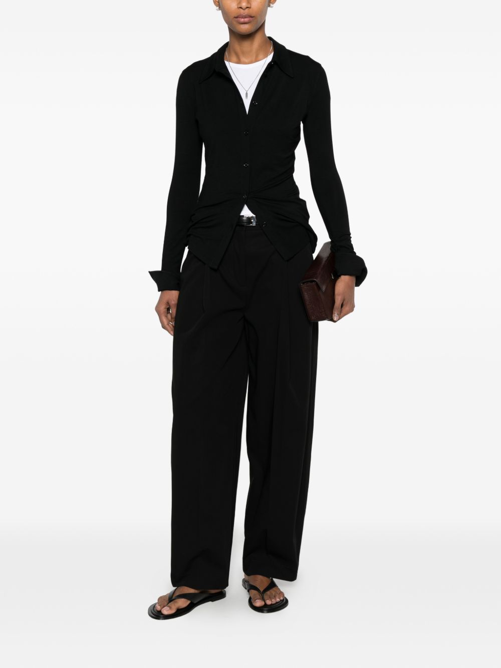 Toteme Women Fitted Jersey Shirt TOTEME
