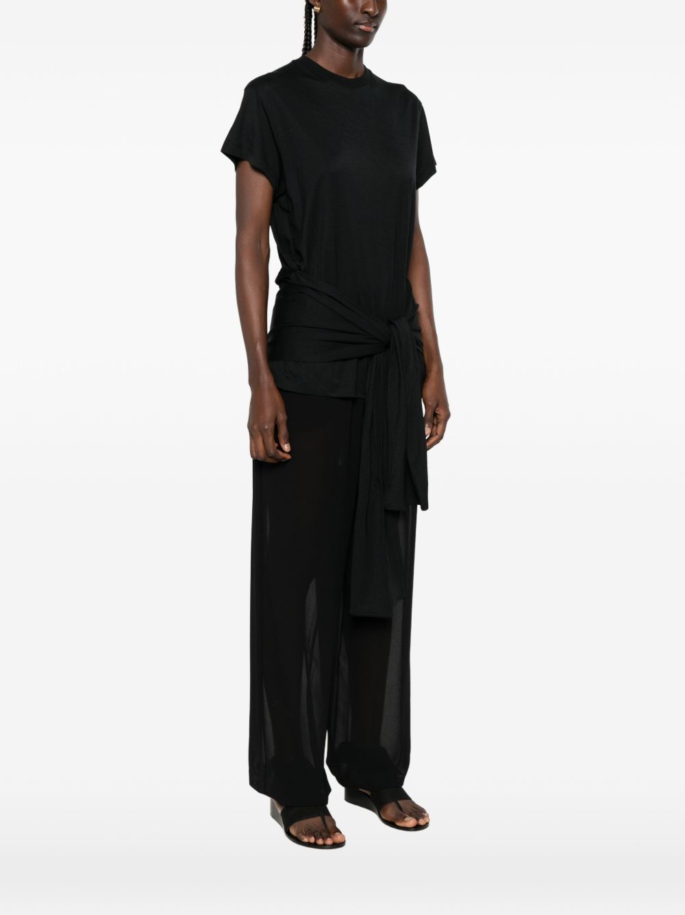 Toteme Women Cotton Blend Tie-Waist Top TOTEME