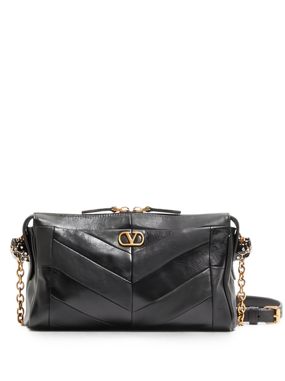Valentino Garavani Women Panthea Small Leather Shoulder Bag VALENTINO GARAVANI