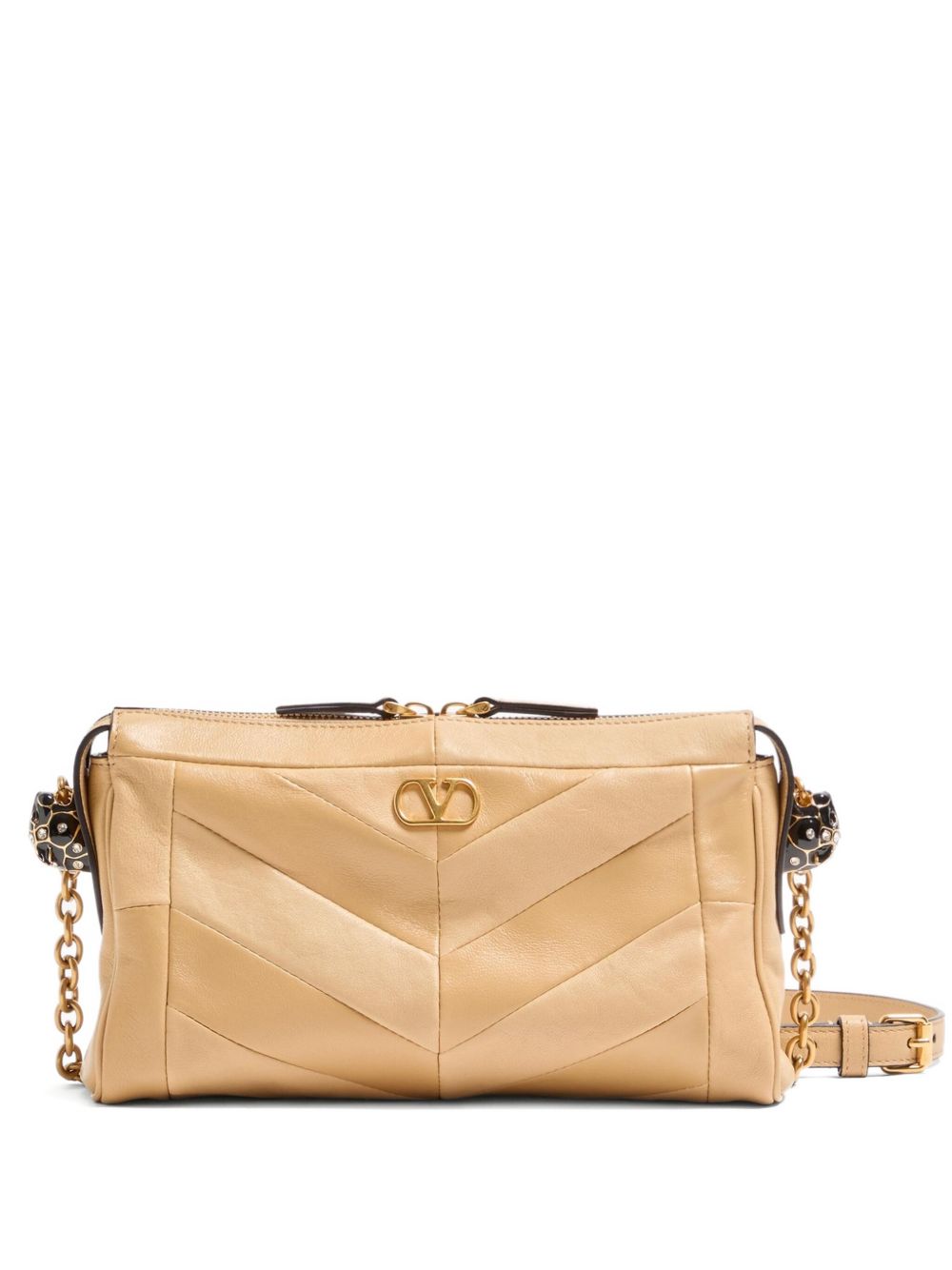 Valentino Garavani Women Panthea Small Leather Shoulder Bag VALENTINO GARAVANI