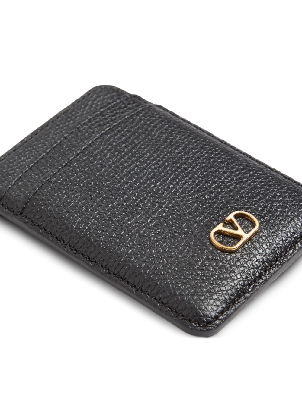 Valentino Garavani Women Vlogo Signature Leather Card Case VALENTINO GARAVANI