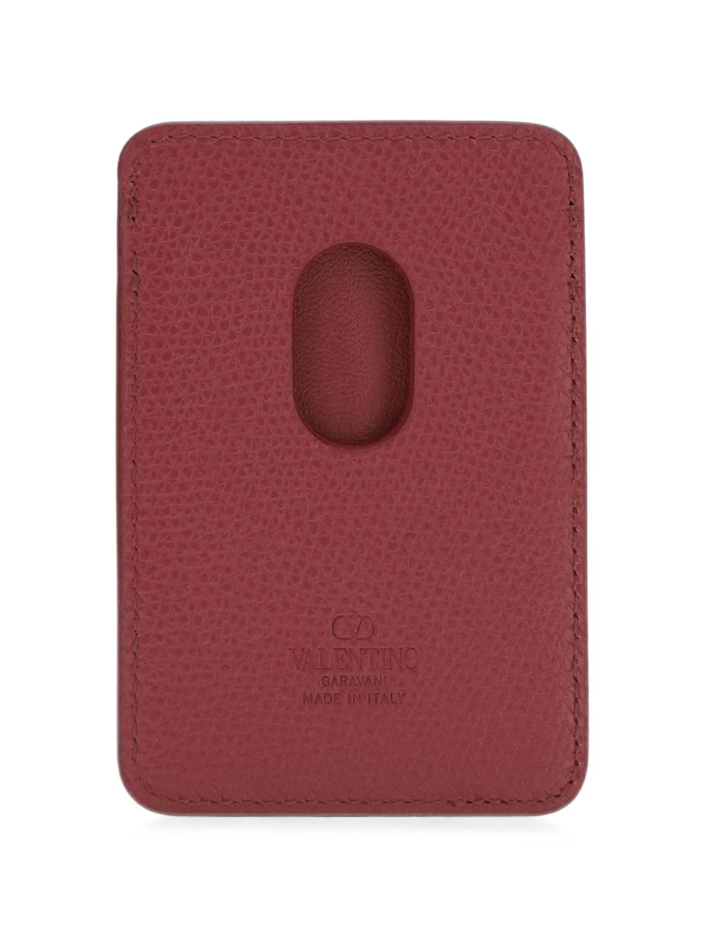 Valentino Garavani Women Vlogo Signature Leather Card Case VALENTINO GARAVANI