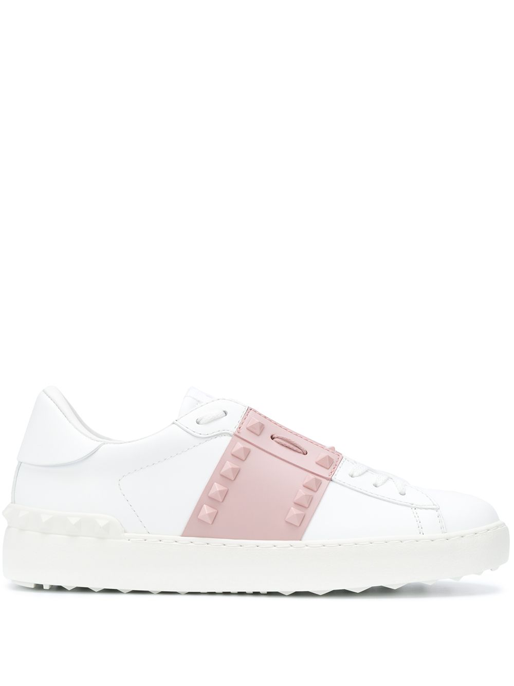 Valentino Garavani Women Rockstud Untitled Leather Sneakers VALENTINO GARAVANI