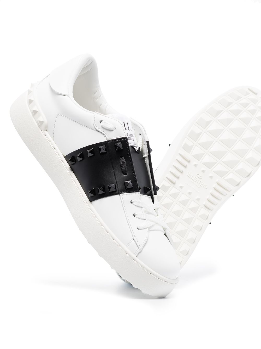 Valentino Garavani Women Rockstud Untitled Leather Sneakers VALENTINO GARAVANI