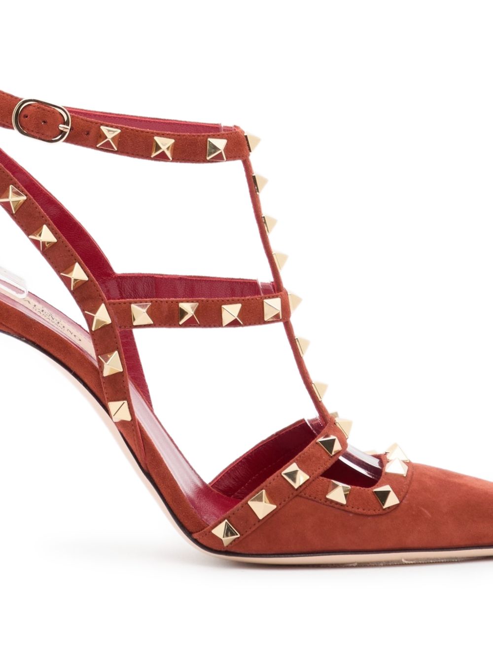 Valentino Garavani Women Rockstud Suede Leather Pumps VALENTINO GARAVANI