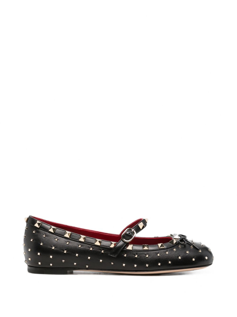 Valentino Garavani Women Rockstud Leather Ballet Flats VALENTINO GARAVANI