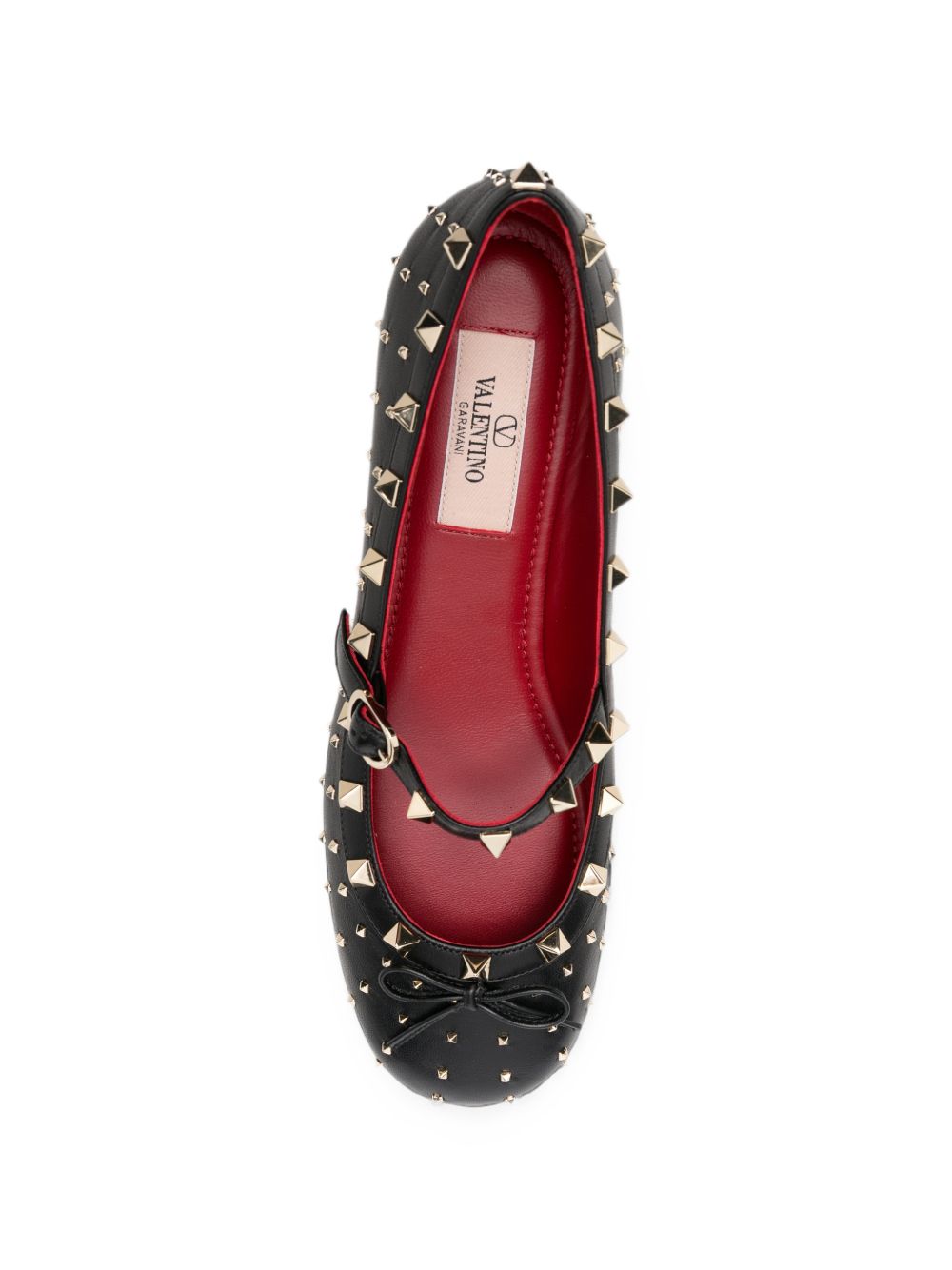 Valentino Garavani Women Rockstud Leather Ballet Flats VALENTINO GARAVANI