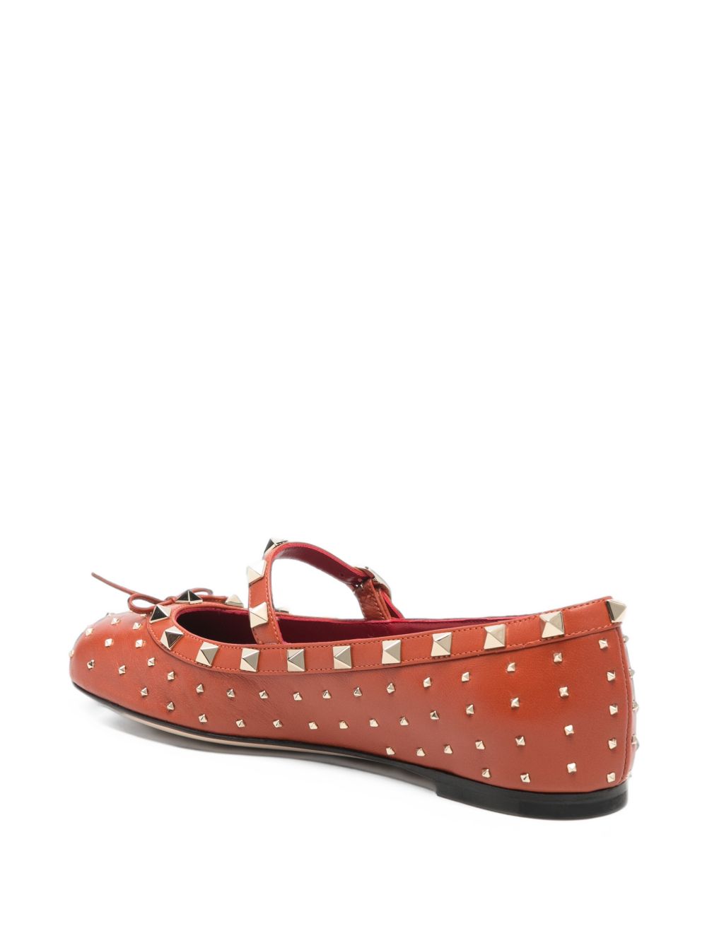 Valentino Garavani Women Rockstud Leather Ballet Flats VALENTINO GARAVANI