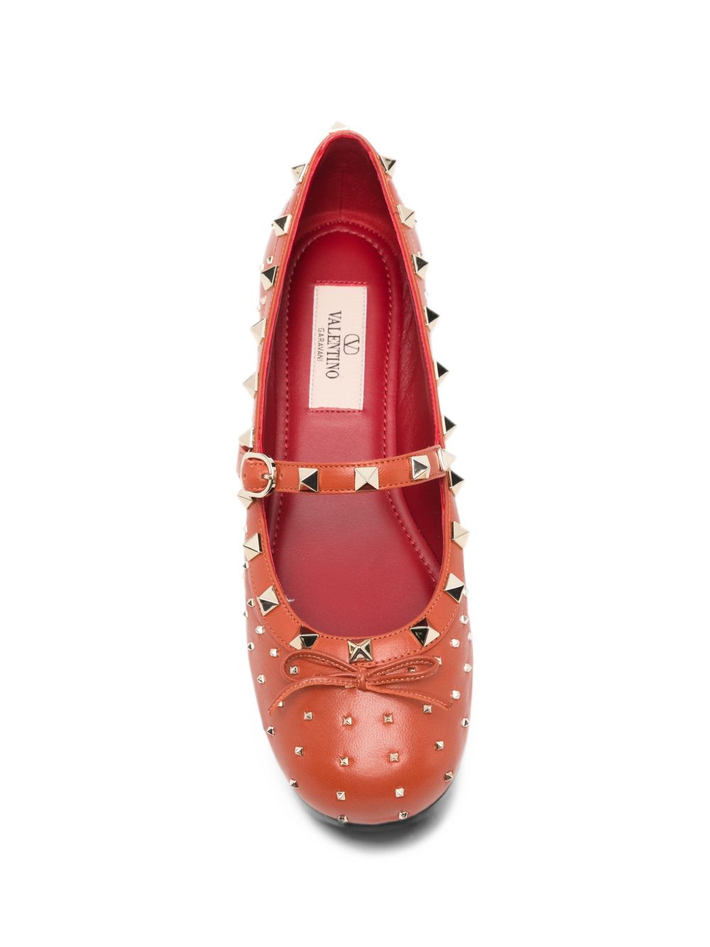 Valentino Garavani Women Rockstud Leather Ballet Flats VALENTINO GARAVANI