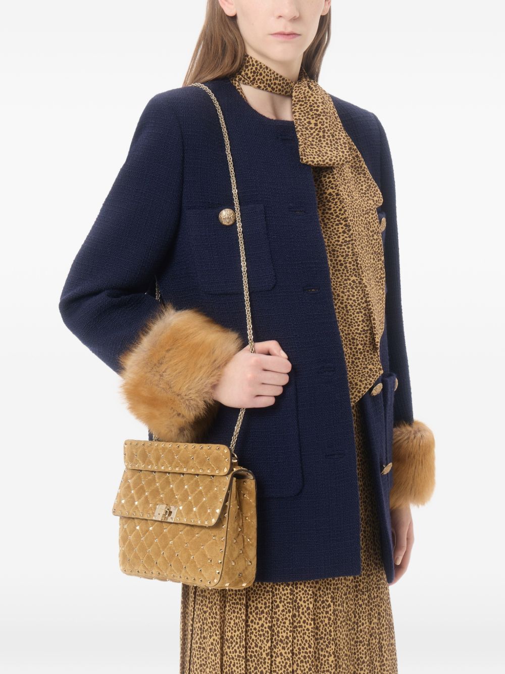 Valentino Garavani Women Rockstud Spike Medium Leather Shoulder Bag VALENTINO GARAVANI
