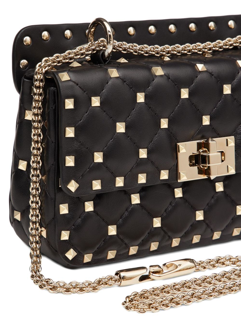 Valentino Garavani Women Rockstud Spike Small Leather Shoulder Bag VALENTINO GARAVANI