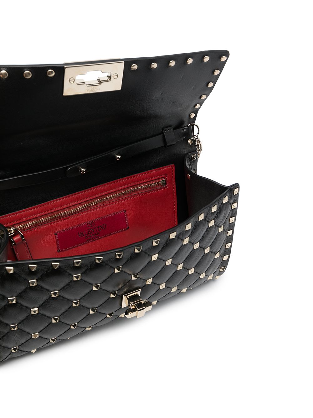 Valentino Garavani Women Rockstud Spike Small Leather Shoulder Bag VALENTINO GARAVANI
