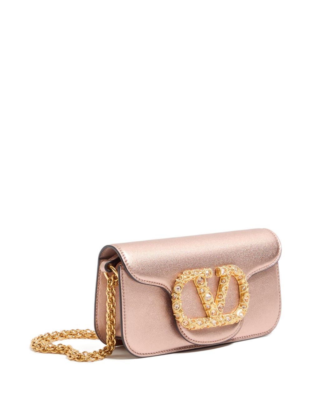 Valentino Garavani Women Locò Small Leather Shoulder Bag VALENTINO GARAVANI