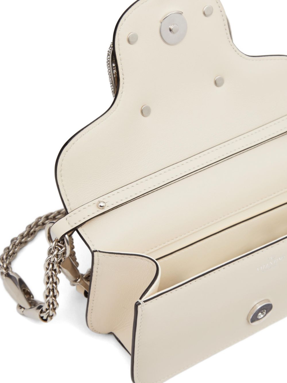 Valentino Garavani Women Locò Small Leather Shoulder Bag VALENTINO GARAVANI