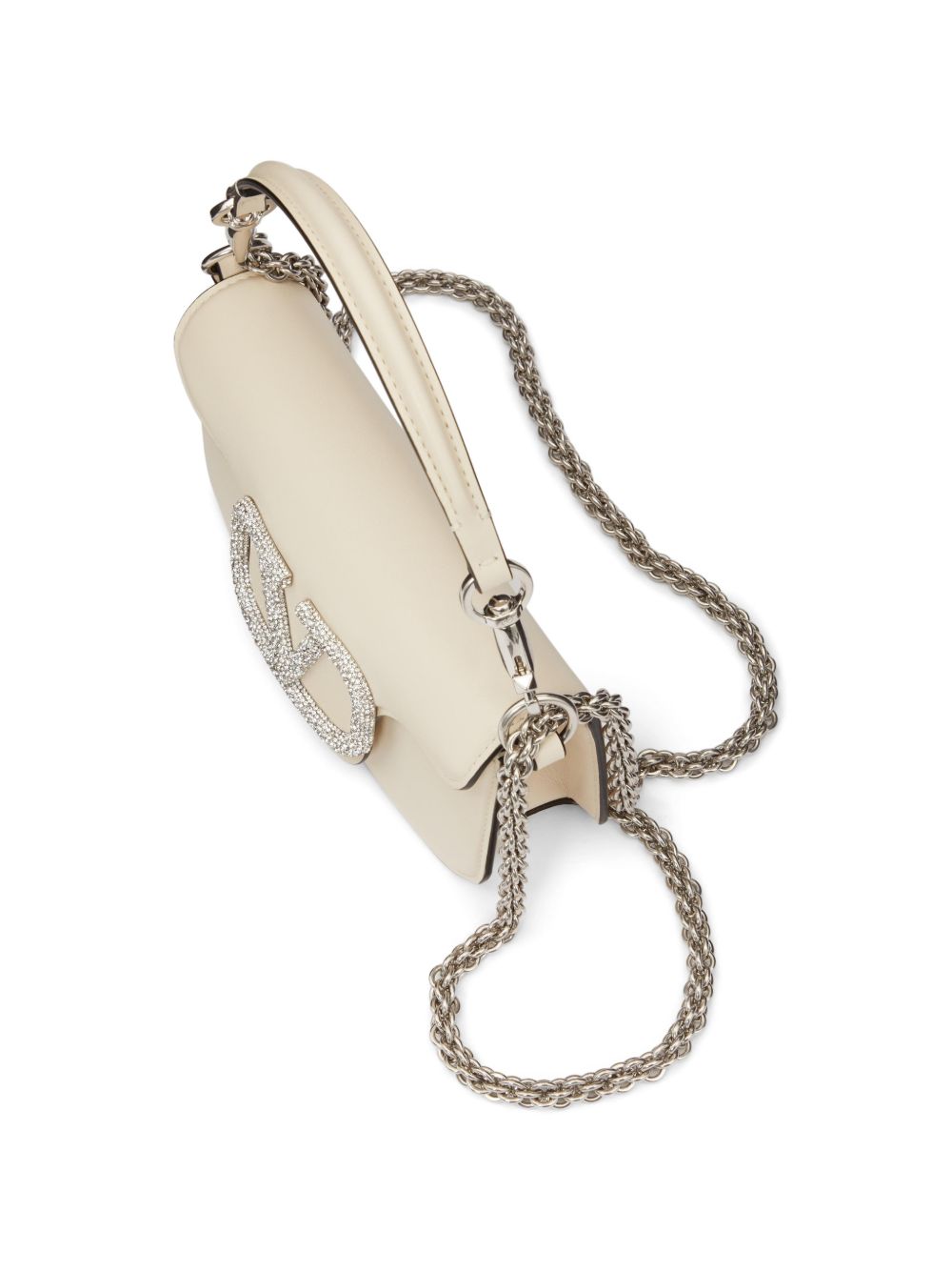 Valentino Garavani Women Locò Small Leather Shoulder Bag VALENTINO GARAVANI