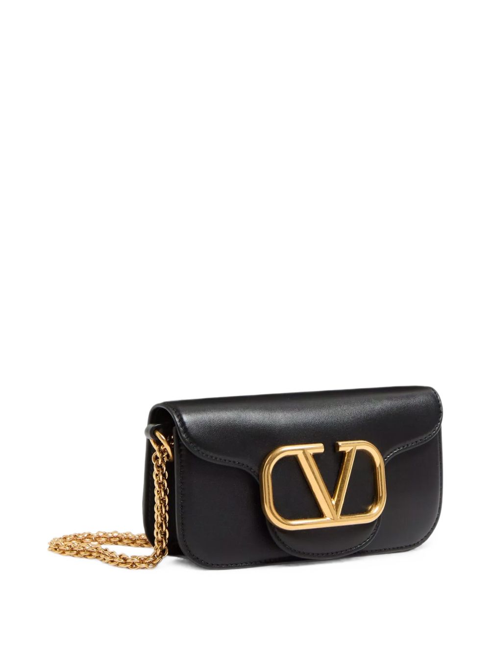 Valentino Garavani Women Locò Small Leather Shoulder Bag VALENTINO GARAVANI