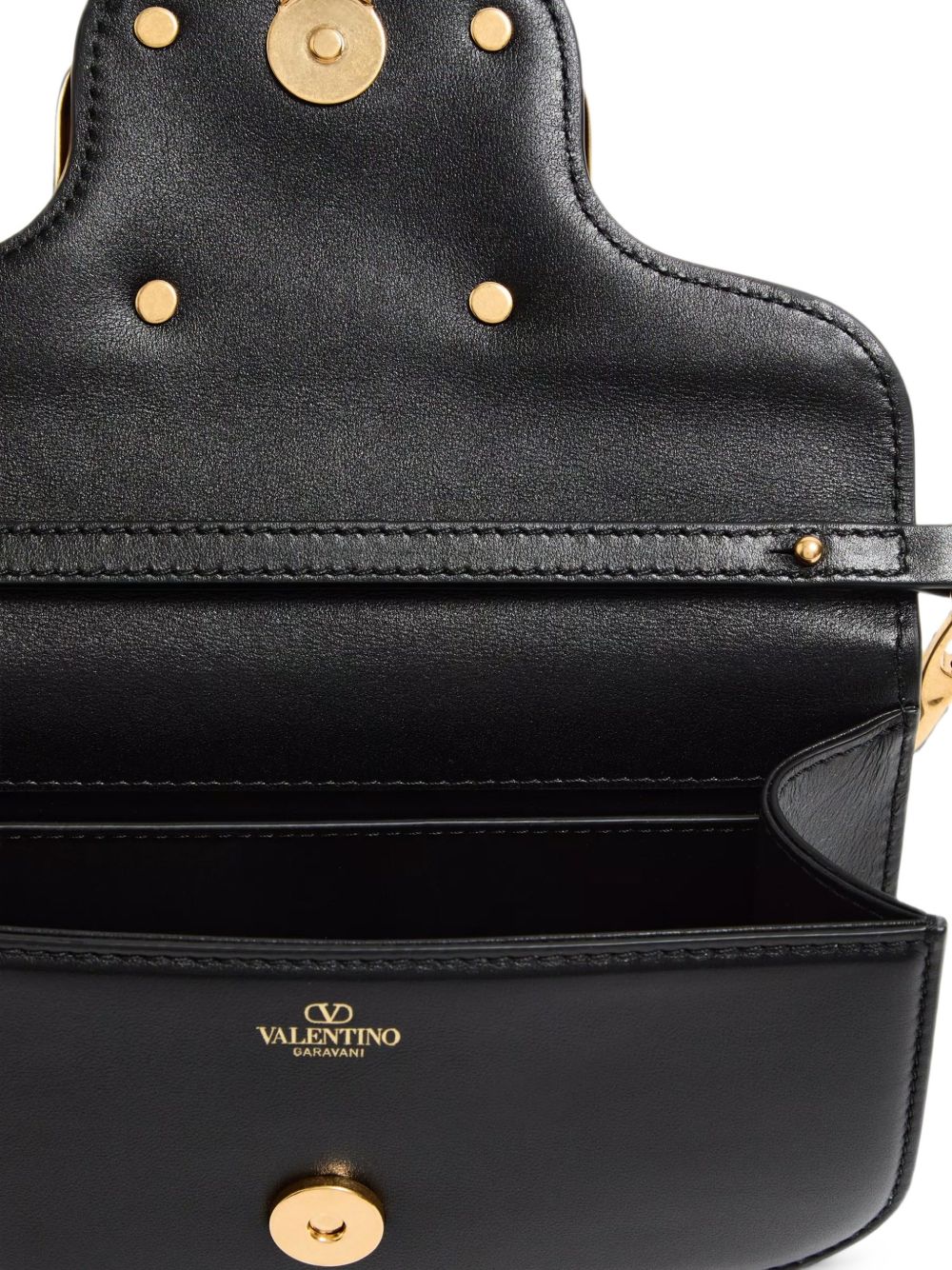 Valentino Garavani Women Locò Small Leather Shoulder Bag VALENTINO GARAVANI