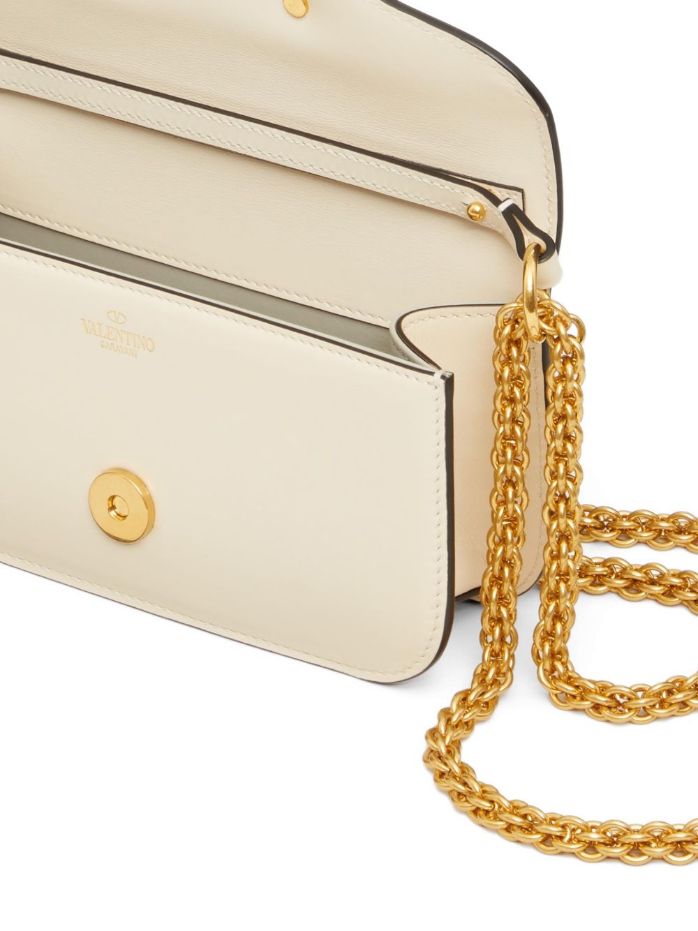 Valentino Garavani Women Locò Small Leather Shoulder Bag VALENTINO GARAVANI
