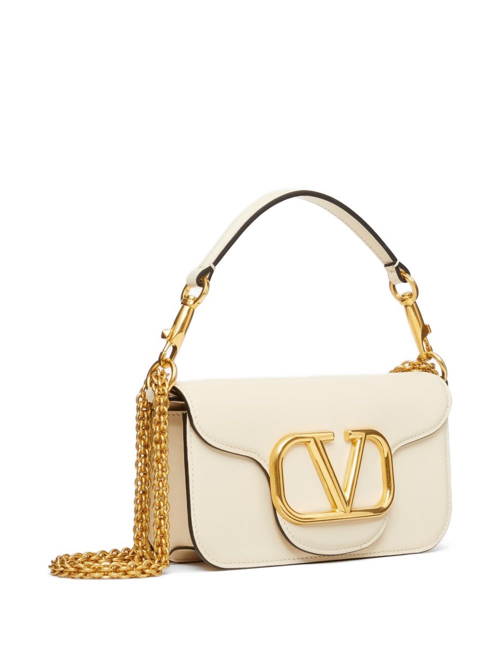 Valentino Garavani Women Locò Small Leather Shoulder Bag VALENTINO GARAVANI